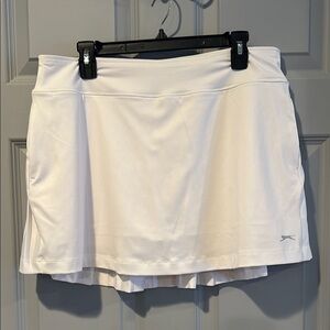 Slazenger White Golf Skort